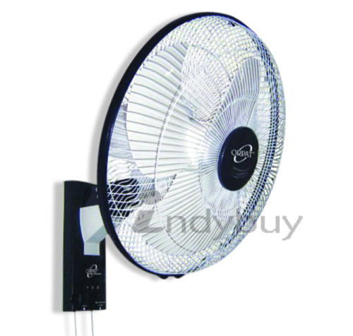 Orpat 55-Watt Wall Fan (Black)